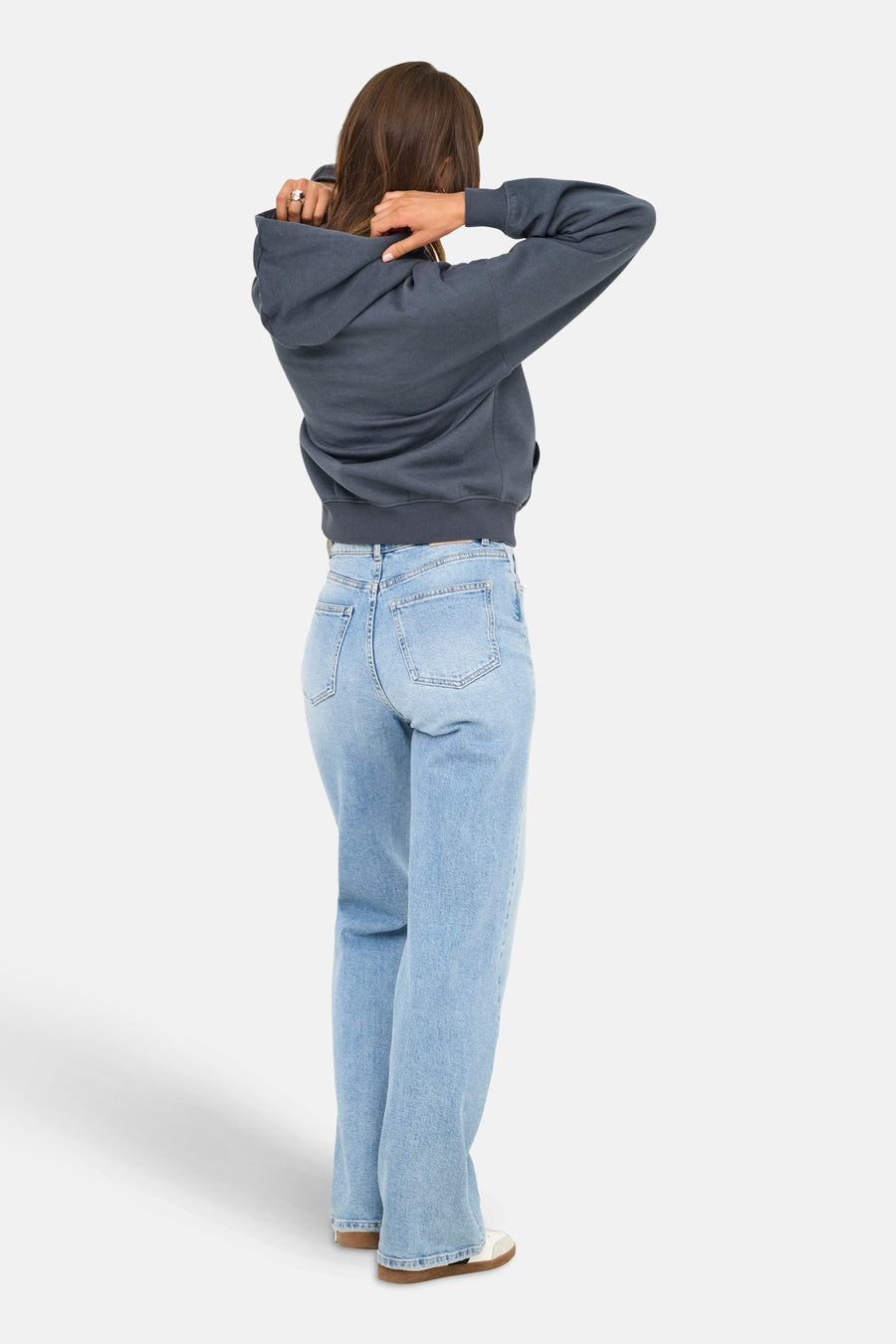 Sweater met kap - blauw - ONLY®