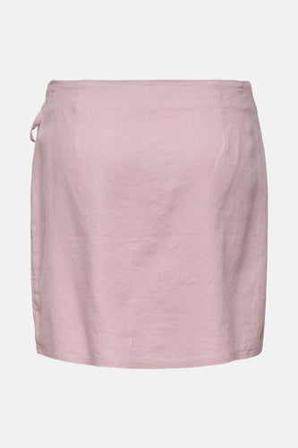 ONLCARO MW WRAP LINEN BL SKIRT CC PNT