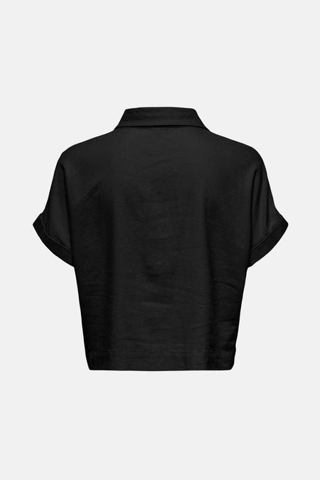 ONLCARO S/S LINEN BL BOXY SHIRT CC PNT