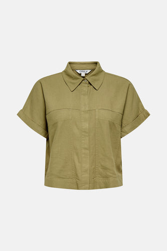Hemd met korte mouwen - Kaki - ONLY®