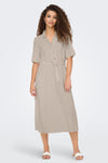 Kleedjes (korte mouwen) Beige - JDY