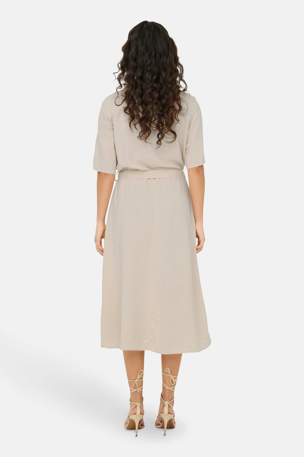 Kleedjes (korte mouwen) Beige - JDY