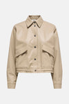 JDYALAIA L/S FAUX BOMBER WVN