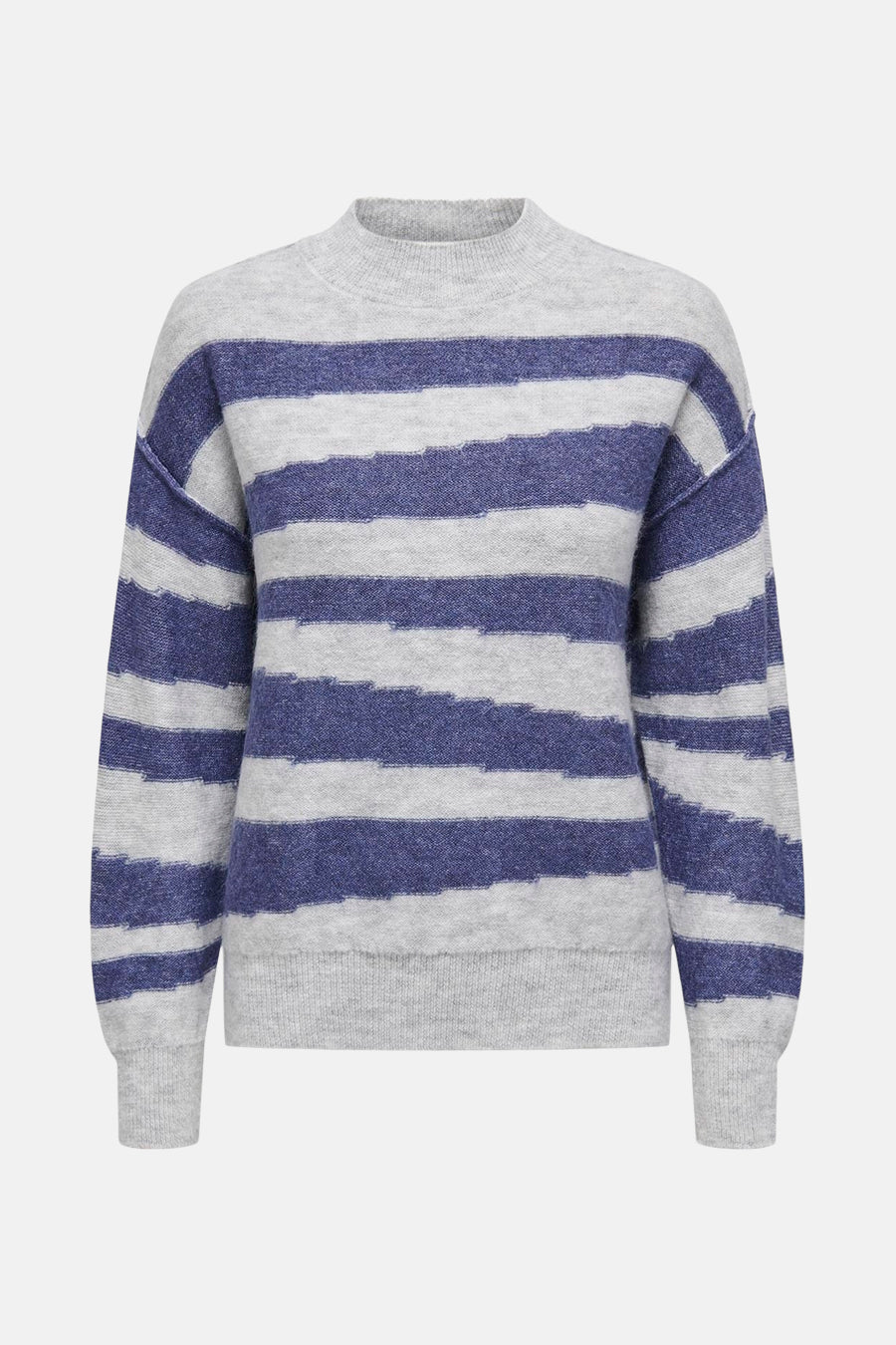 Pull met ronde hals - grijs - JDY