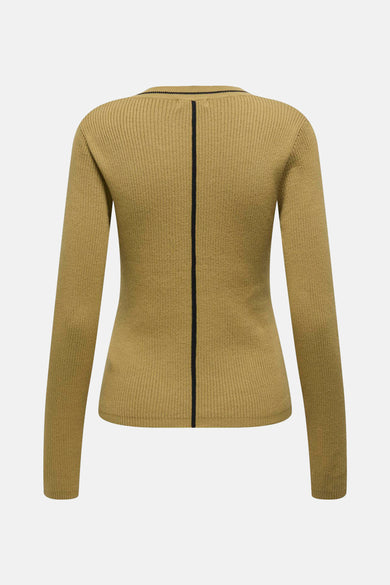 Trui met ronde hals Beige - JDY