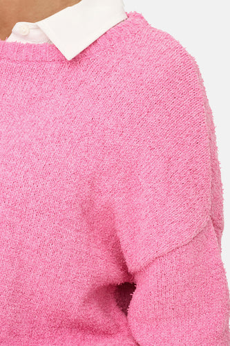 Pull met ronde hals - roze - ONLY®
