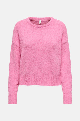 Pull met ronde hals - roze - ONLY®
