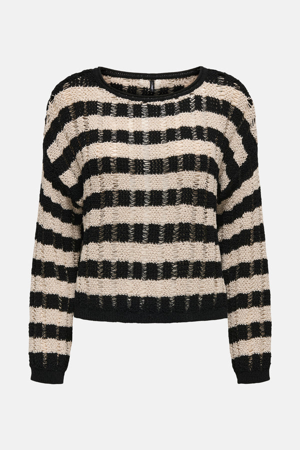 Trui met ronde hals Zwart - ONLY®