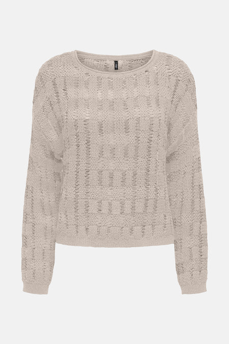 ONLCAPRI LS O-NECK CC KNT