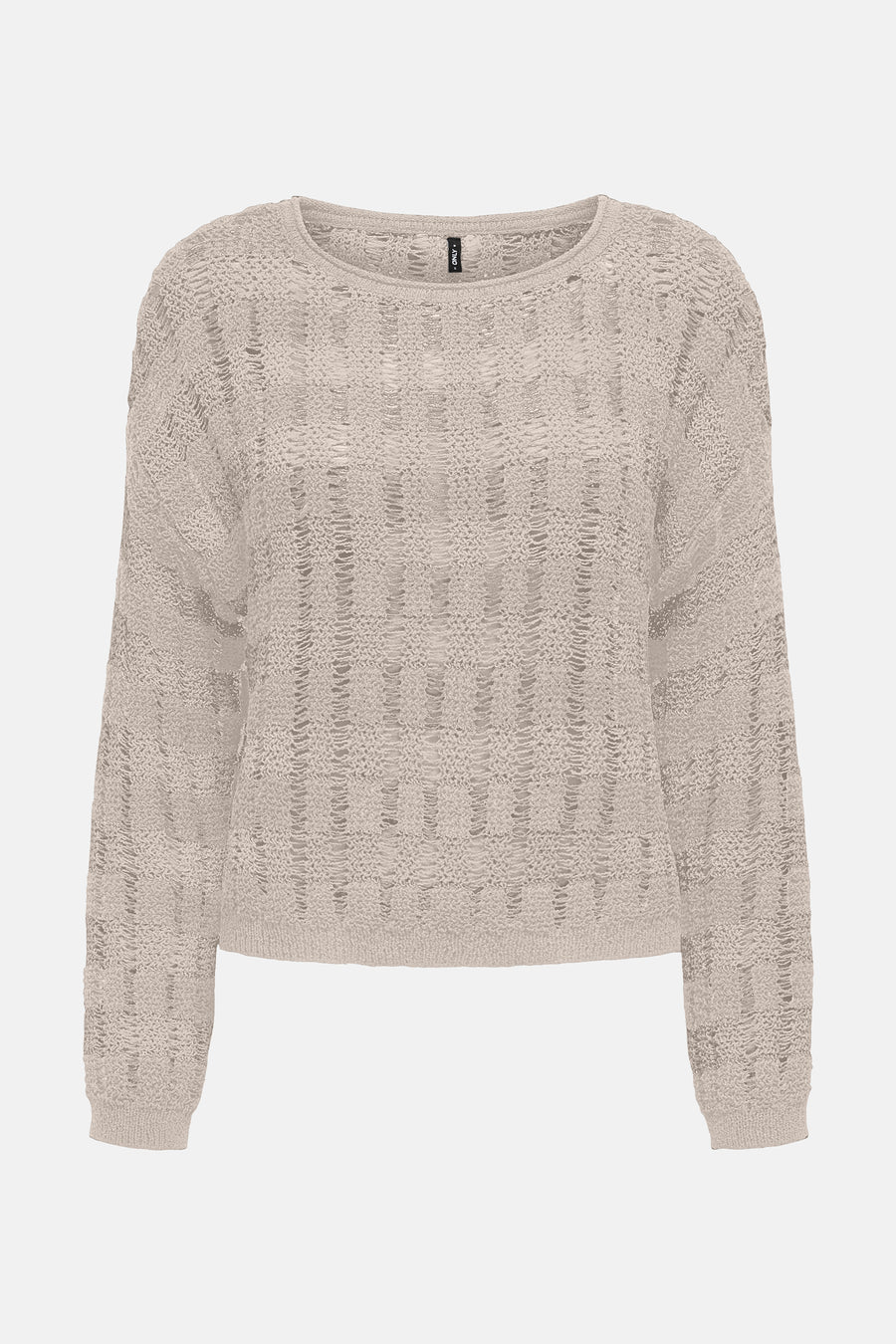 Pull met ronde hals - Beige - ONLY®