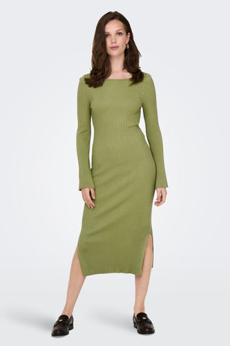 Kleedje met lange mouwen - groen