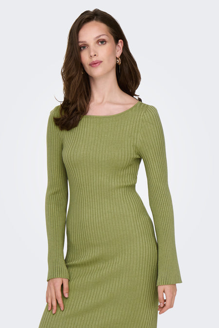 Kleedje met lange mouwen - groen