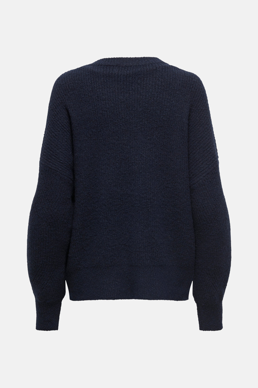 Pull met ronde hals - blauw