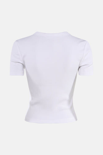 T-shirt met korte mouwen - wit