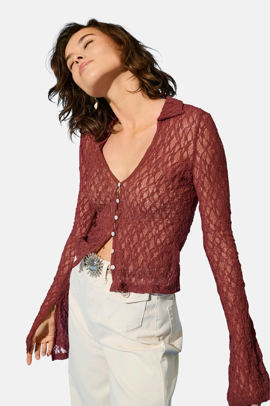 T-shirt met lange mouwen - rood - ONLY®