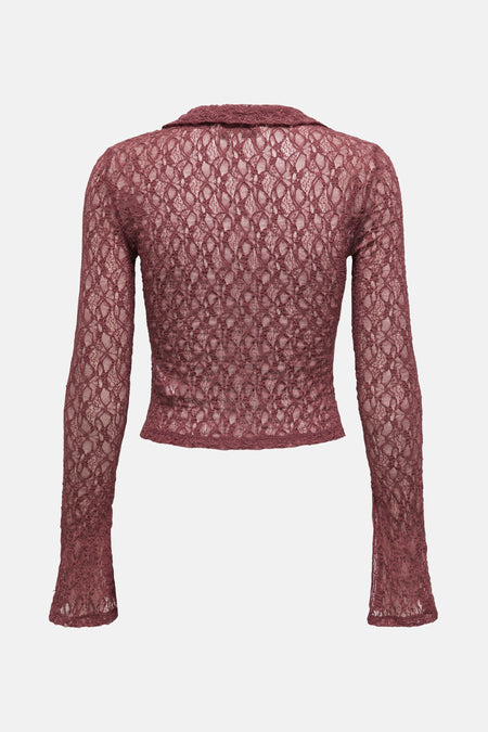 T-shirt met lange mouwen - rood
