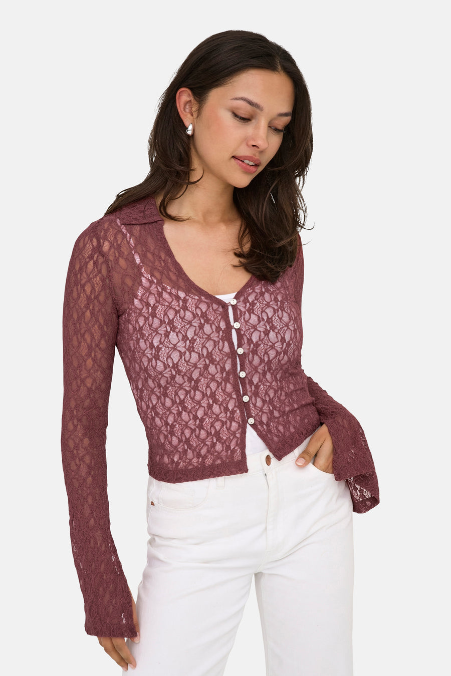 T-shirt met lange mouwen - rood - ONLY®