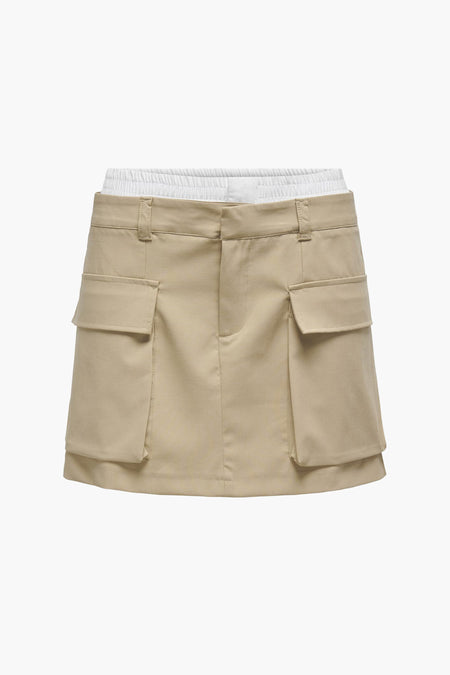 ONLLUISE BOXER CARGO SKIRT PNT