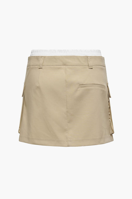 ONLLUISE BOXER CARGO SKIRT PNT