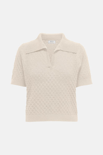 Polo met korte mouwen - ecru - ONLY®