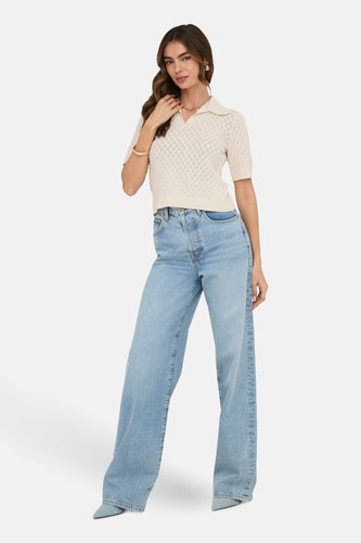 Polo met korte mouwen - ecru - ONLY®