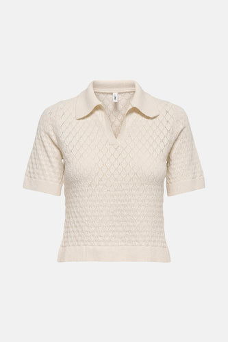 Polo met korte mouwen - ecru - ONLY®