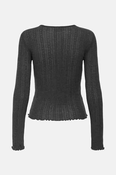 T-shirt met lange mouwen - grijs