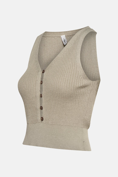 Top (zonder mouwen) Bruin - ONLY®