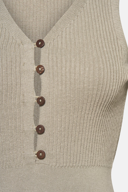 Top (zonder mouwen) Bruin - ONLY®