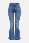 BLUSH FLARED - mid blue denim