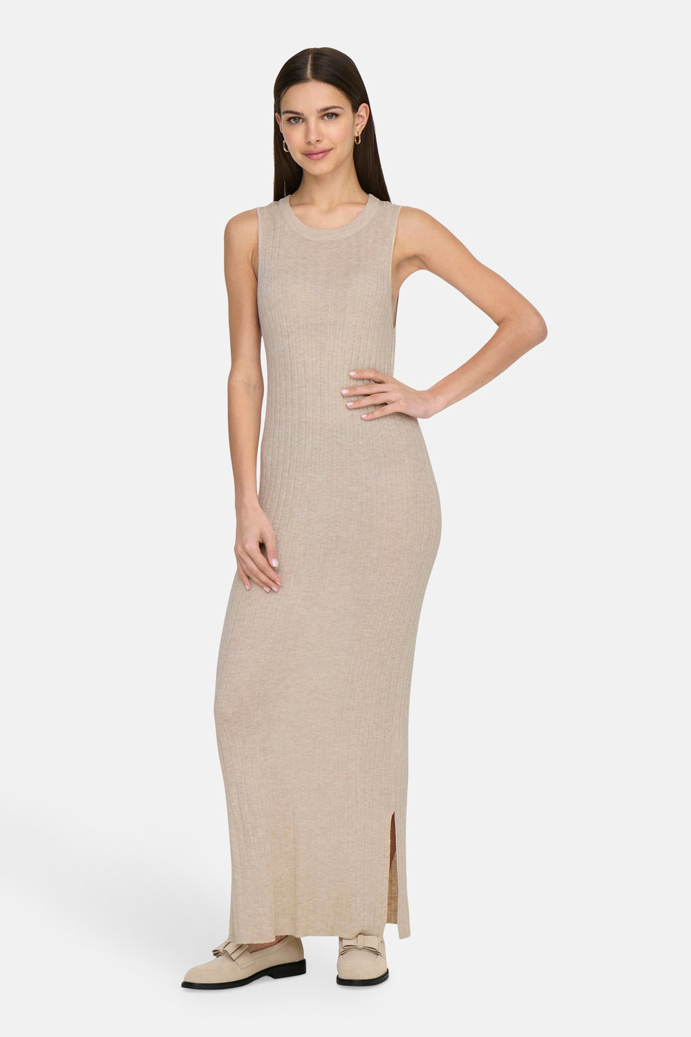 Dames tops kleed zonder mouw Ecru - ONLY®