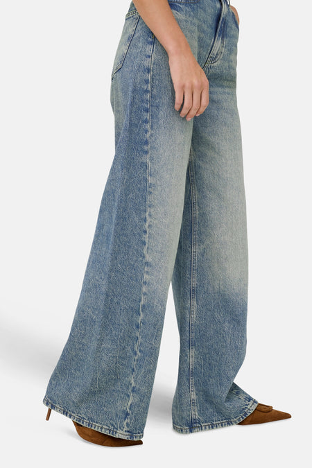 Jeans wide mid blue denim - JDY