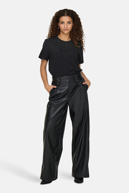 T-shirt met korte mouwen - zwart