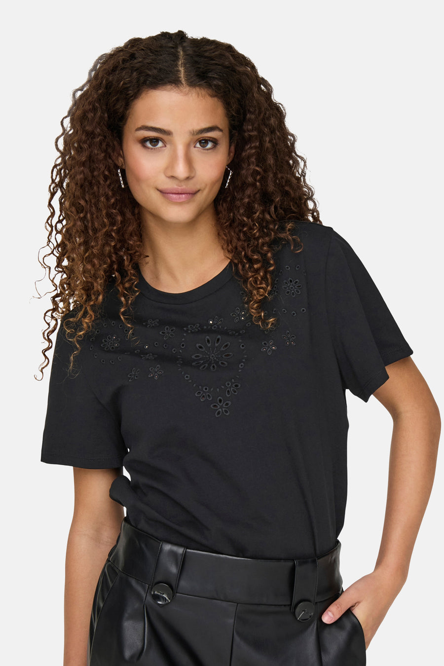 T-shirt met korte mouwen - zwart - JDY