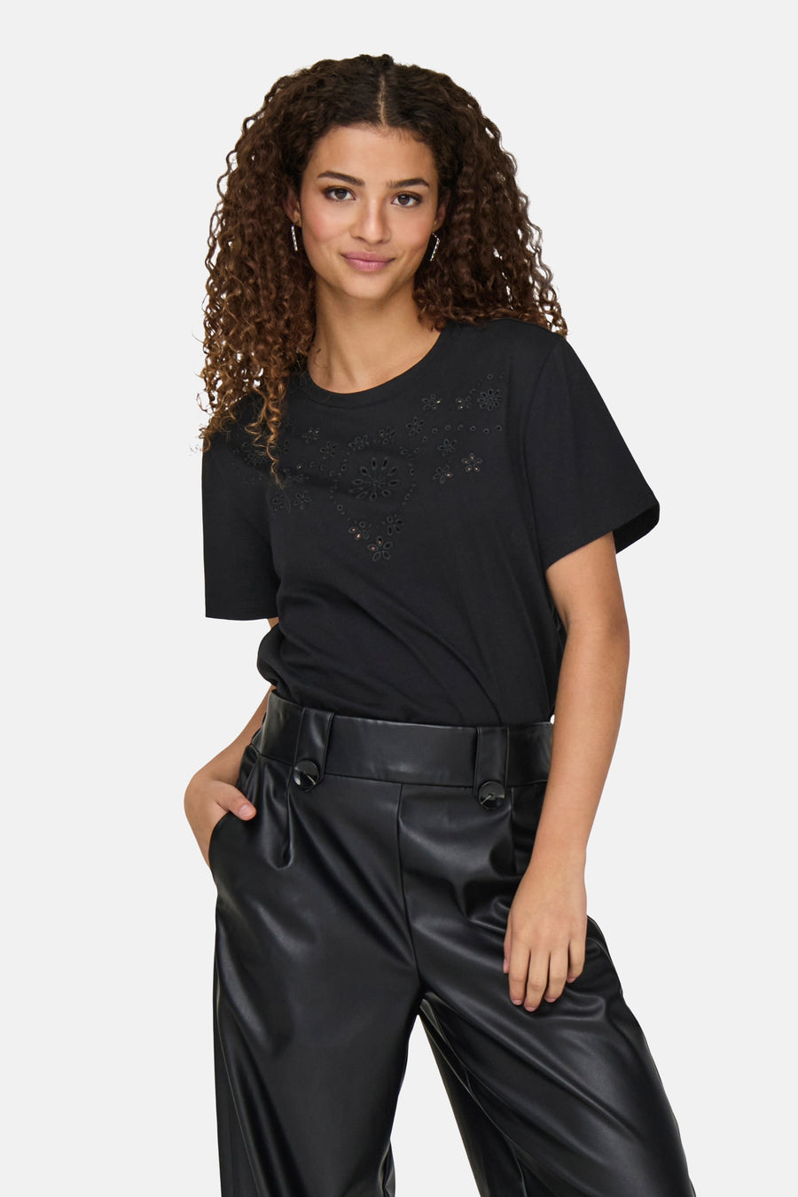 T-shirt met korte mouwen - zwart - JDY