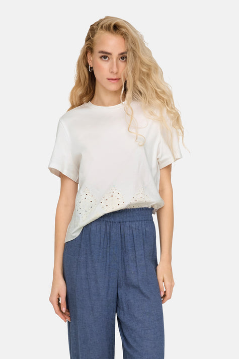 T-shirt met korte mouwen - wit