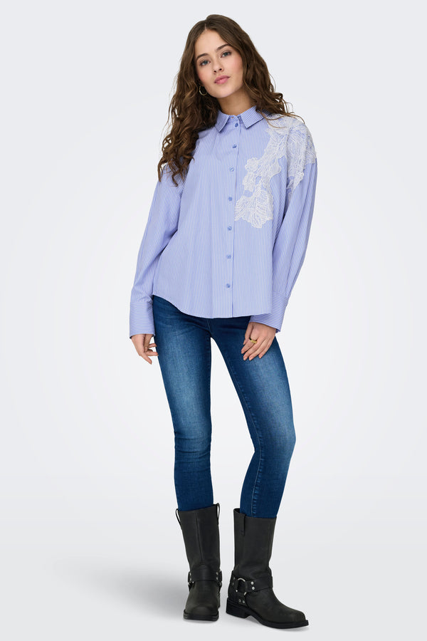 ONLKIRI LS DETAIL SHIRT WVN