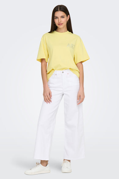 Top (korte mouwen) Geel - ONLY®