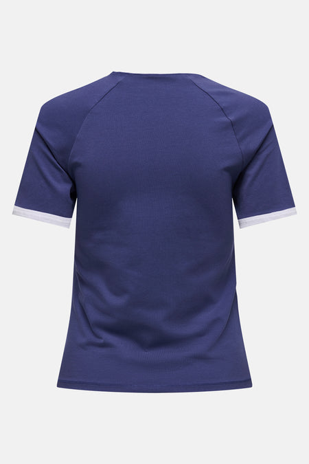 ONLCHOICE S/S O-NECK PRINT TOP BOX JRS