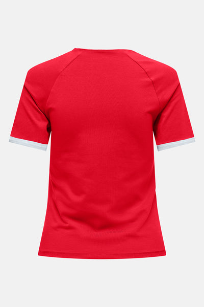 Top (korte mouwen) Rood - ONLY®