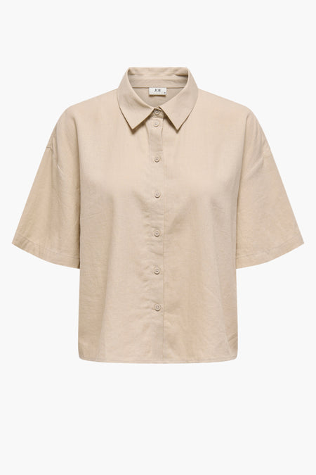 JDYMIKA 2/4 LOOSE LINEN SHIRT WVN EXP
