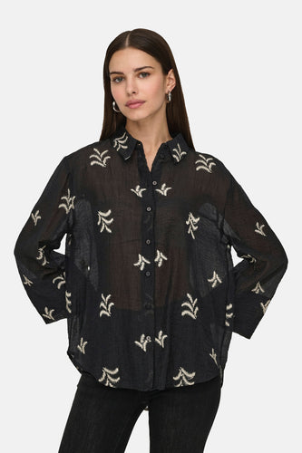 Chemise à manches longues - noir - JDY - 7