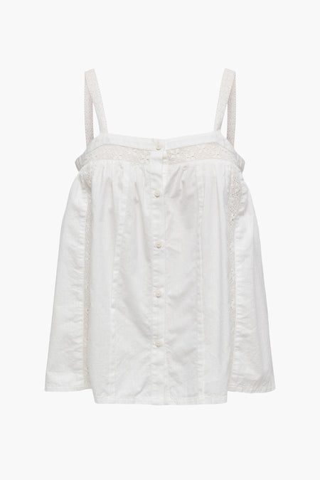 Blouse (zonder mouwen) Wit - JDY