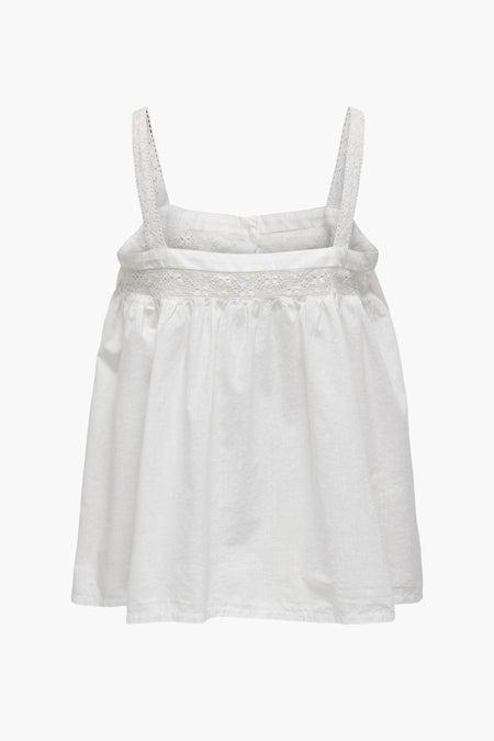 Blouse (zonder mouwen) Wit - JDY