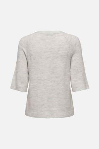 Pull met ronde hals - Wit - JDY