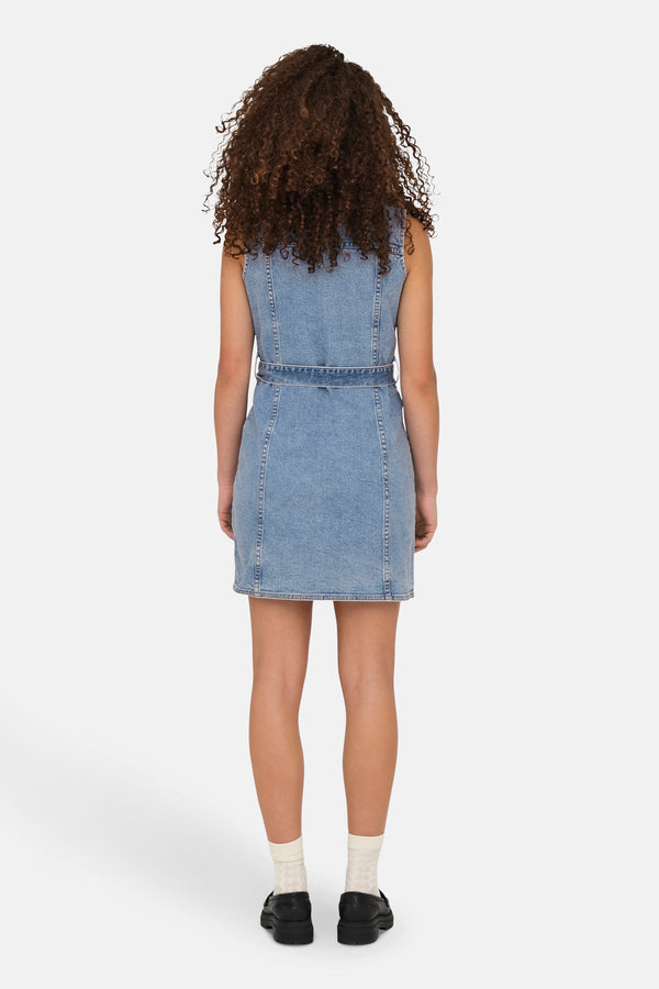 Dames tops kleed zonder mouw Light blue denim - ONLY®