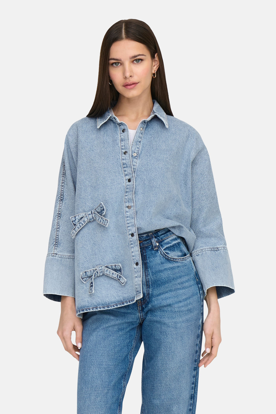 Chemise à manches longues - light blue denim - ONLY® - 1