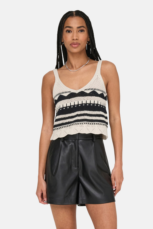 Top (zonder mouwen) Ecru - ONLY®