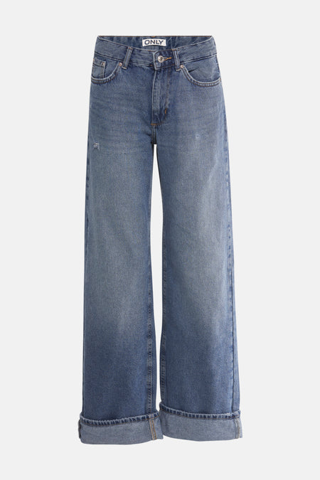 ELLA - mid blue denim
