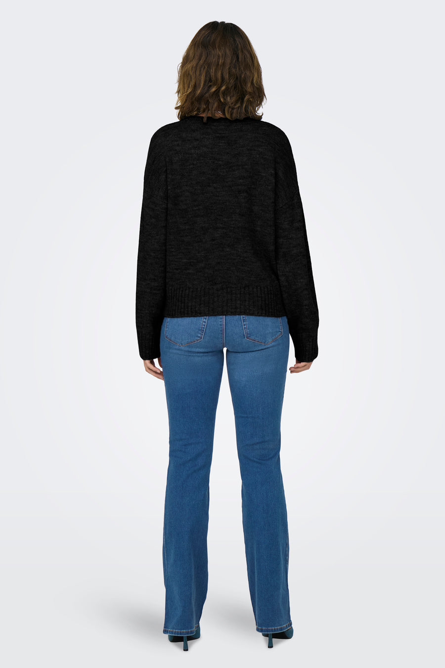 Pull met ronde hals - zwart - ONLY®